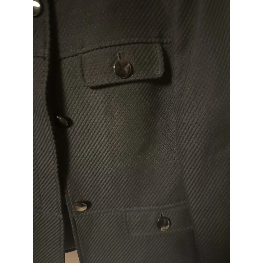 Talbots‎ Black Textured Collarless Blazer Women's Size 10